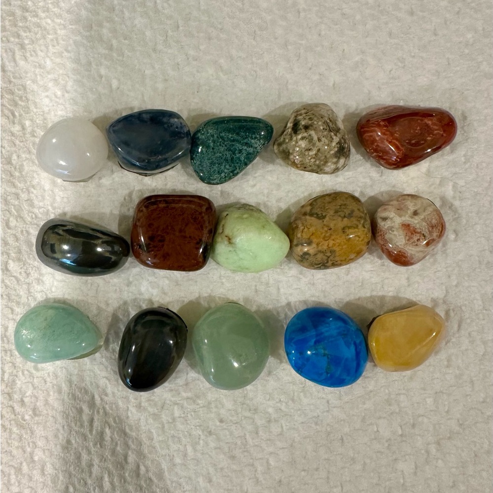 Assorted Polished Gemstone Set - Multicolor